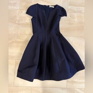 Halston Heritage fit and flare dress